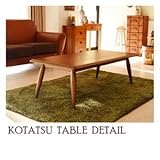 リビングこたつテーブル 〔Oz〕オズ 長方形（120cm×54cm） 本体 木製 KT-103OAK