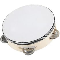 Amazon | JP Number タンバリン 楽器 打楽器 ダンス バレエ 木製