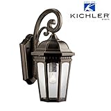 玄関照明 玄関 照明 LED 門柱灯 門灯 屋外 KIC-9033RZLD KICHLER キチラー ブラケット E26 LED電球
