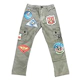 AVIREX×StompStamp 裏毛カーゴロングパンツ 子供用 (カーキ/110cm)