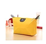 Hommy 化粧バッグ　バスルームポーチ トラベルポーチ 防水仕様 化粧ポーチ 洗面用具 小物入れ 旅行用品 軽量バッグ レディース 旅行バック ポーチ 防水性 小物収納袋 5色オプション (黄)