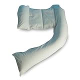 Dreamgenii Pregnancy Support and Feeding Pillow Cover Only - White by DreamGenii