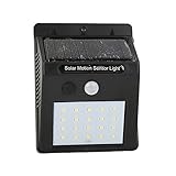 Xiton センサーライト ソーラーライト 20 LED屋外照明高輝度 ワイヤレス 人感センサー搭載 アウトドアライト 自動点灯 自動消灯 太陽光発電 玄関入口 屋外 屋内 軒先 ガーデン 駐車場など