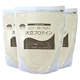 nichie 大豆プロテイン 国内製造 プレーン味 3kg(1kg×3袋)