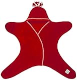 Tuppence & Crumble タッペンスアンドクランブル 星型アフガン Star Wrap スターラップ 11-18ヶ月用 レッド