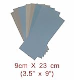 16 PC 3 1/2 「 x 9 」「ウェット・ドライサンドペーパー 400 600 800 1000 1200 1500 2000 2500 グリット