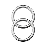 SONONIA 2個　ステンレス鋼　シームレス溶接　円形　Oリング　全2サイズ - 5×30mm