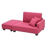 不二貿易 ローソファ 胡坐 2人掛け ピンク 32782