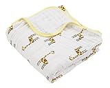 エイデンアンドアネイ ADEN+ANAIS ブランケット コットン 4種 クラシック・ドリーム・ブランケット (JUNGLE JAM-GIRAFFE) [並行輸入品]