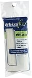 Work Tools International 44316 6-1/2-Inch WhizzFlex Woven Mini Paint Roller Cover Refill, White, 2-P