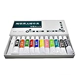 陶芸用上絵の具 無鉛 チューブ 各20g (無鉛１２色セット)