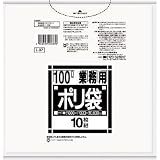 日本サニパック:サニパック Lシリーズ100L透明 10枚 L-87 型式:L-87（1セット:10枚入）