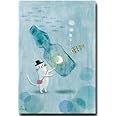 昭和ノスタルジック ポストカード 「思い出ラムネ」 水彩イラスト 絵葉書