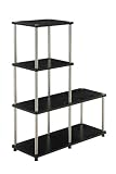 Convenience Concepts 151077 Multi in.L in. Shaped Bookshelf