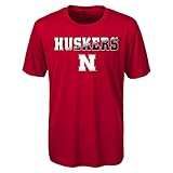 NCAAネブラスカパフォーマンス半袖Tee L レッド