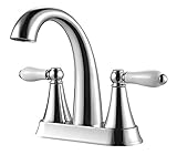 Pfister LF048KYCC Kaylon 2-Handle 4 Inch Centerset Bathroom Faucet in Polished Chrome, Water-Efficie
