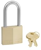 Master Lock Padlock Solid Brass Lock 1-9/16 in. Wide 140DLF [並行輸入品]