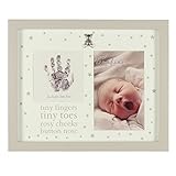 bambino photoframe print tiny fingers & ink pad by Impressions by Juliana