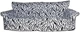 2人掛けソファ　イヴ　ゼブラ　ブラック