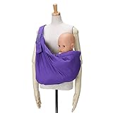 MiniMonkey ミニモンキー ベビースリング スタンダードカラー Baby Sling(standard colors) ディープパープル(4Way 抱っこ紐) [並行輸入品]