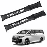 XIKER トヨタ ヴェルファイア 30系 40系専用 PUレザー 隙間クッション 車用 シートサイド隙間埋め 運転席 助手席 ゴミ小物類 落下防止 カー用品 便利グッズ シートコンソール座席隙間落ち防止 内装 カスタム パーツ 2本 セット(ブラック)