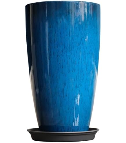 Amazon.co.jp: Dingtianlidi プランター 大型 おしゃれ 受け皿付き