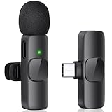 ピンマイク 【2025新型】 360°集音 ワイヤレスピンマイク type-C/iPhone 16/15/Android対応 スマホマイク ノイズキャンセリング 瞬時接続 ワイヤレス無線 APP不要 Bluetooth不要 プラグ＆プレイ 超ミニクリップ式 Vlog/ライブ配信/生放送用 （Type-C機種対応）