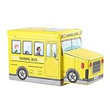 おもちゃ箱 折り畳み式のポップアップ部屋女の子と男の子のための整頓された収納箱のおもちゃ箱–家庭用貯蔵、生地またはおもちゃに最適 対象児童室保育園 (Color : Yellow, Size : Free size)