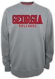 NCAA Men 's Georgia Bulldogs a00439-ch008クルーネックフリースシャツ S グレイ