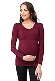 RIPE maternity ローガンナーシング・マタニティトップ サイズS カーラントパープル W6364 授乳対応