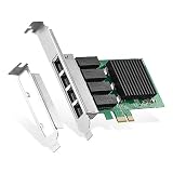 Realtek 4ポート ギガビット PCIe ネットワークアダプター RT8111H コントローラー 1000/100Mbps Binardat Ethernet LAN NICカード Windows/Linux/Mac用