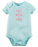 カーターズ Carter's ロンパース ボディスーツ 半袖 綿100% Best Niece Ever Bodysuit NB (50-55cm)