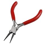 DealMuxプラスチックコーティングされた金属製のハンドルのニードルノーズプライヤーワイヤーカッター、レッド
