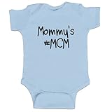 Mommy 's # MCM Man Crush Monday Funny Baby Boyボディスーツ幼児 カラー: ブルー