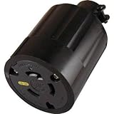 アメリカン電機:アメリカン電機 引掛形 ゴムコネクタボディ 接地2P30A250V 3324R-L6 型式:3324R-L6