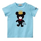 ミキハウス(mikihouse) キングくん☆全身プリント 半袖Ｔシャツ (90cm, サックス（68）)