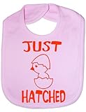 Just Hatched - Funny Baby/Toddler/Newborn Bib - Baby Gift pink by Print4U