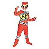 Red Ranger Dino Charge Toddler Classic Costume, Large (4-6)