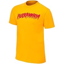 WWE Hulk Hogan Hulkamania Yellow T 