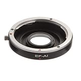 FocusFoto アダプターリング EF EF-SレンズからNikon F AIマウントカメラ用 光学ガラス付き Nikon D750、D810、D7500、D7200、D7100、D7000、D5600、D5400、D5300、D5200、D3300、D3200、D3200 、D90、 D4、D3X、D2など。