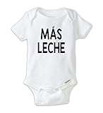 JujuアパレルMas Leche Baby Onesie , More Milk Onesie語、スペイン語Onesies ( 18ヶ月)