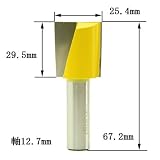 ディグラム dm09116 ブランジ・ストレートビット1/2(刃径25.4mm)
