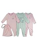 The Essential One – ベビー女の子Made a Wish Footie Sleepers 3パック US サイズ: 3S カラー: マルチカラー