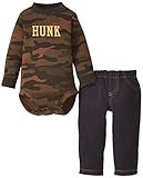 カーターズ carter's baby line 長袖ロンパース パンツ セット 9ヶ月 迷彩 デニム 綿 121C724 【並行輸入品】