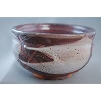 Amazon | 『志野焼 抹茶茶碗』陶芸家 荒川明作(ach-30) 木箱付き