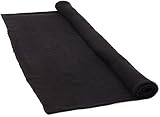 YogaDirect Deluxe Cotton Yoga Blanket without Tassels Black [並行輸入品]