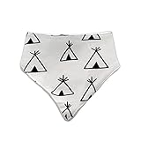 MIOIM® ベビー キッズ ビブ 柔らかい防水 よだれかけ 三角 スナップ サイズ調整可能 カラフル