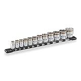 トネ(TONE) ナットキャッチソケットセット(6角・ホルダー付) HSC312 差込角9.5mm 内容12点