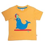 (フルギ) Frugi ベビー ＆ トドラー Tシャツ　アシカ サイズ18-24m ( 90 )　オーガニックコットン