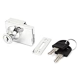 uxcell カムロック錠　シリンダー錠　　円筒錠 引き出しのロック　ガラスロック ショーケースセキュリティのため用　ガラス円筒錠